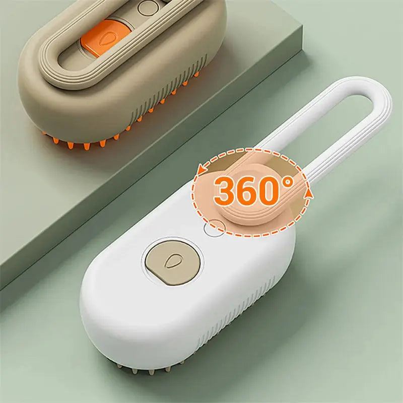 Cat & Dog Steam Brush | 3-in-1 Grooming & Hair Removal