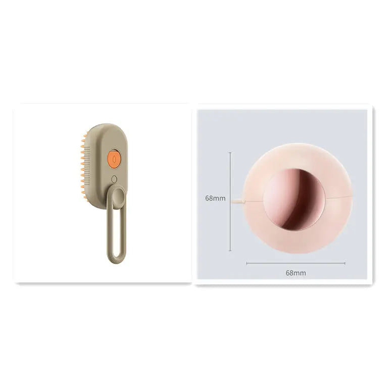 Cat & Dog Steam Brush | 3-in-1 Grooming & Hair Removal