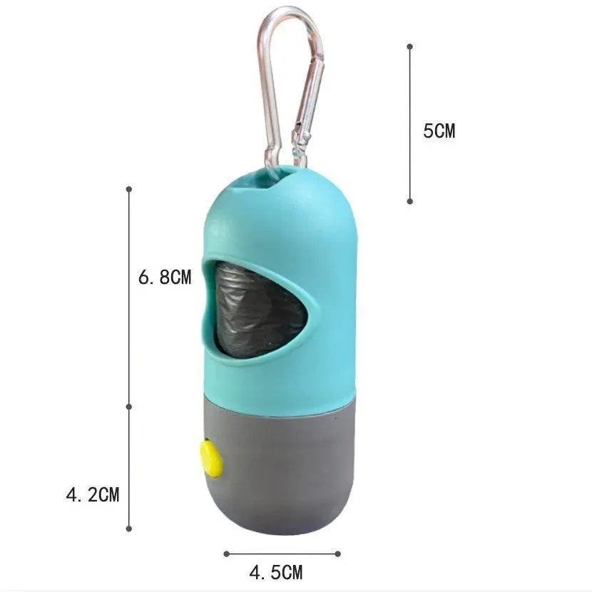 LED Poop Bag dispenser with Waste Bags