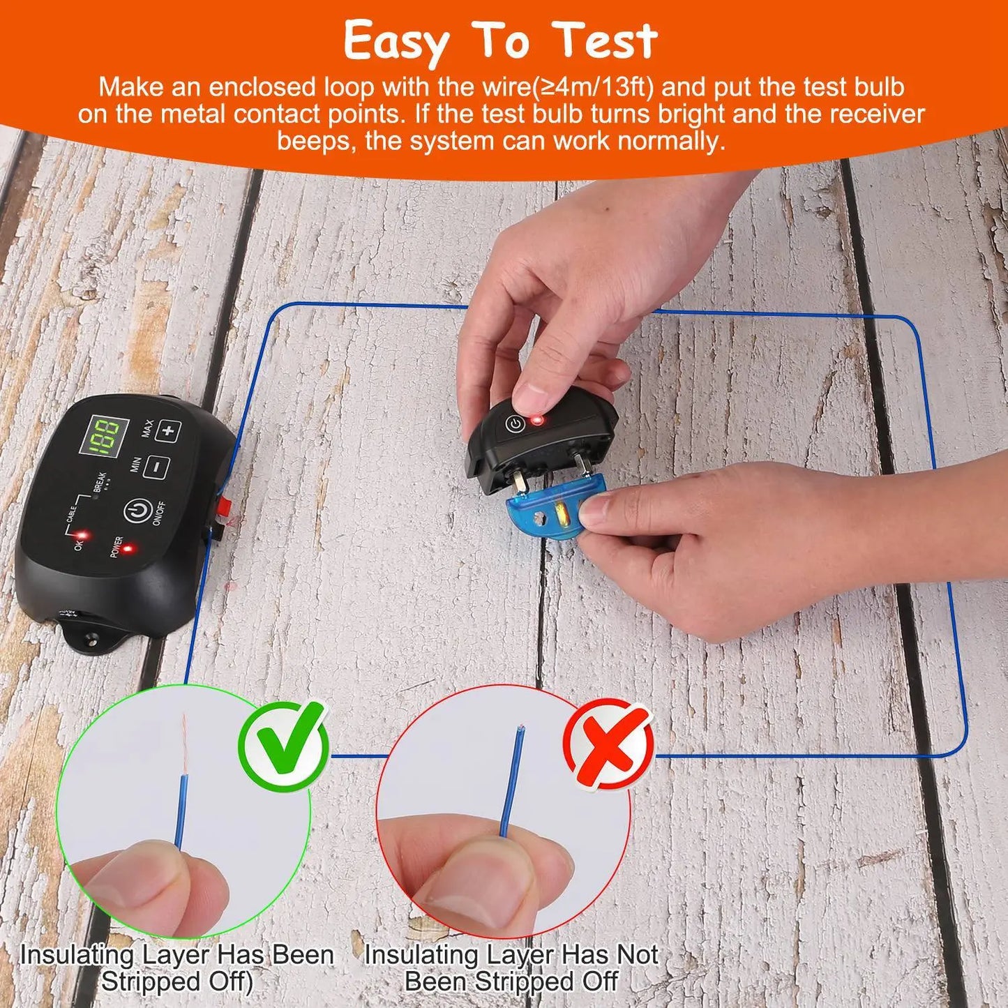 Wireless Dog Fence System – Waterproof Receiver | Adjustable Levels