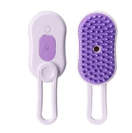 Cat & Dog Steam Brush | 3-in-1 Grooming & Hair Removal