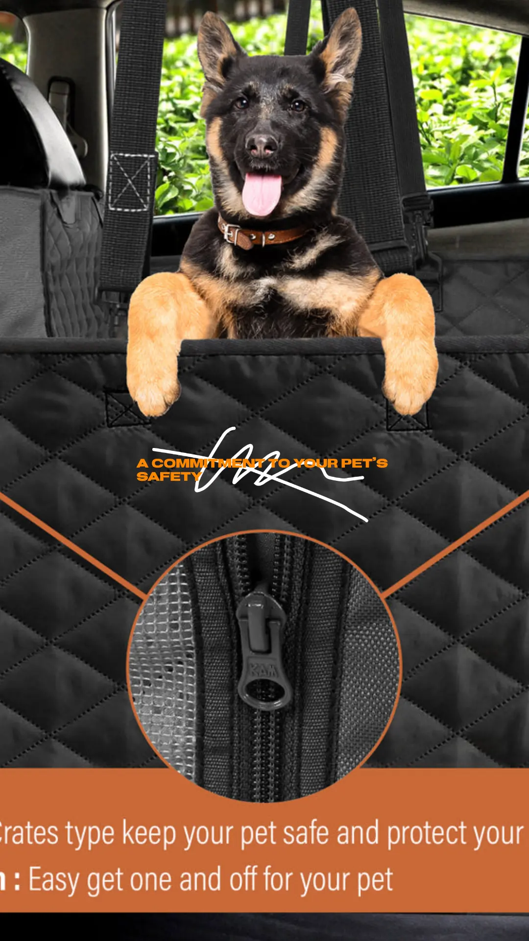 Dog Back Seat Extender for Truck